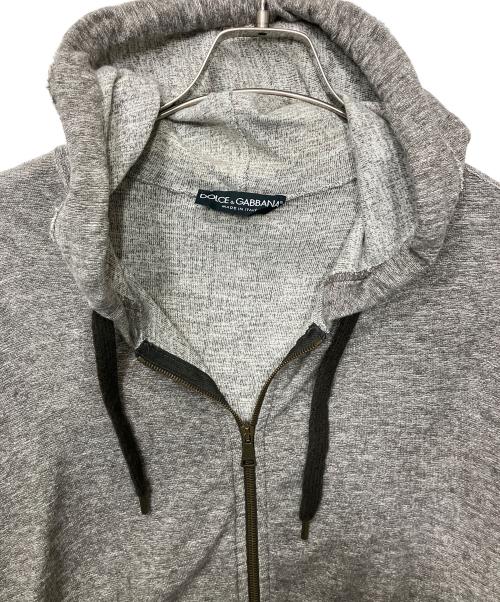 DOLCE & GABBANA（ドルチェ＆ガッバーナ）DOLCE & GABBANA (ドルチェ＆ガッバーナ) ジップパーカー ブラウン サイズ:50の古着・服飾アイテム