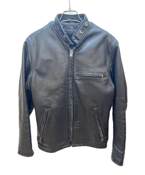 Schott（ショット）Schott (ショット) レザージャケット ブラック サイズ:34の古着・服飾アイテム