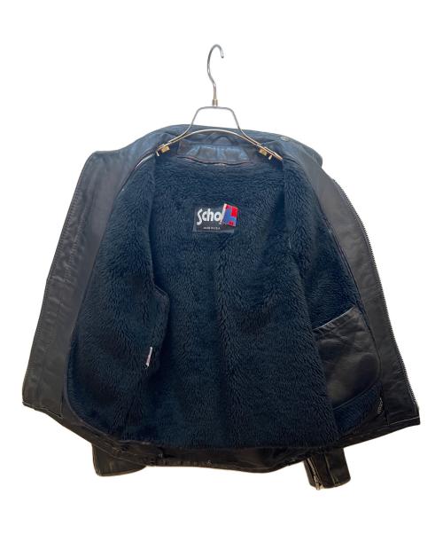 Schott（ショット）Schott (ショット) レザージャケット ブラック サイズ:34の古着・服飾アイテム