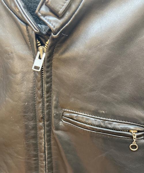 Schott（ショット）Schott (ショット) レザージャケット ブラック サイズ:34の古着・服飾アイテム