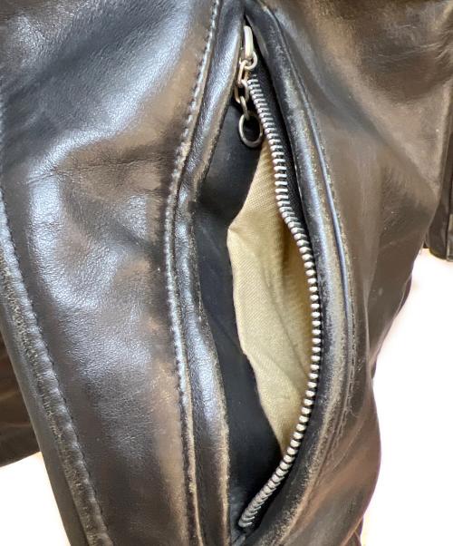 Schott（ショット）Schott (ショット) レザージャケット ブラック サイズ:34の古着・服飾アイテム