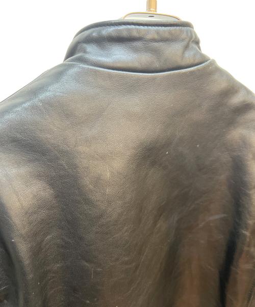Schott（ショット）Schott (ショット) レザージャケット ブラック サイズ:34の古着・服飾アイテム