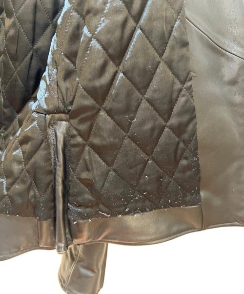 AMERICAN RAG CIE（アメリカンラグシー）AMERICAN RAG CIE (アメリカンラグシー) レザージャケット ブラック サイズ:Sの古着・服飾アイテム