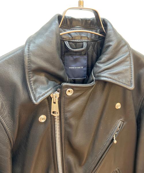 AMERICAN RAG CIE（アメリカンラグシー）AMERICAN RAG CIE (アメリカンラグシー) レザージャケット ブラック サイズ:Sの古着・服飾アイテム