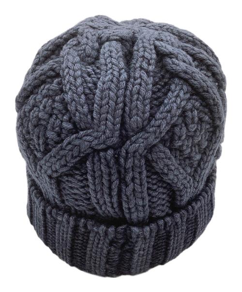 MONCLER（モンクレール）MONCLER (モンクレール) ニット帽 ネイビーの古着・服飾アイテム