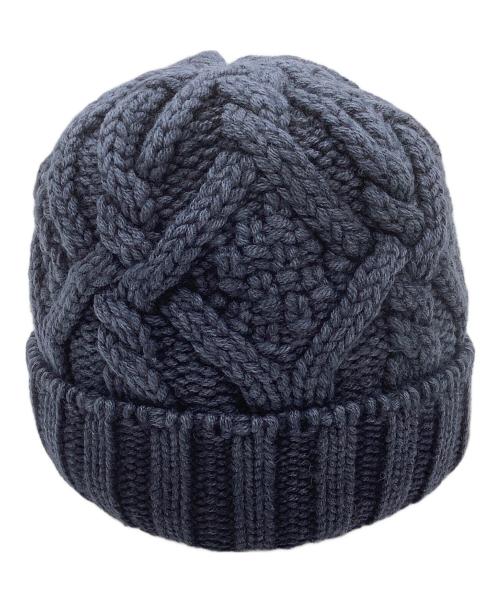 MONCLER（モンクレール）MONCLER (モンクレール) ニット帽 ネイビーの古着・服飾アイテム