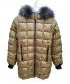 DUVETICAデュベティカ）の古着「ロングダウンジャケット」｜ベージュ