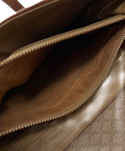 CELINE（セリーヌ）CELINE (セリーヌ) トートバッグ ベージュ×ブラウンの古着・服飾アイテム