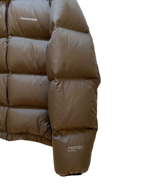 thisisneverthat（ディスイズネバーザット）thisisneverthat (ディスイズネバーザット) ダウンジャケット ブラウン サイズ:Ｍの古着・服飾アイテム