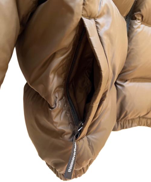 thisisneverthat（ディスイズネバーザット）thisisneverthat (ディスイズネバーザット) ダウンジャケット ブラウン サイズ:Ｍの古着・服飾アイテム