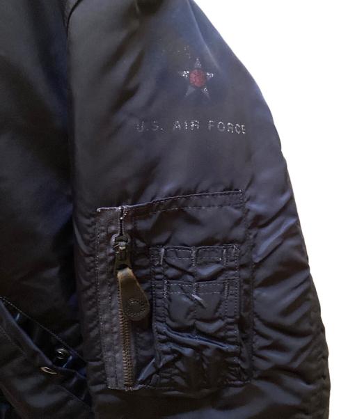 US AIR FORCE（ユーエスエアフォース）US AIR FORCE (ユーエスエアフォース) MA-1ジャケット ネイビー サイズ:40の古着・服飾アイテム
