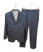 BURBERRY BLACK LABELバーバリーブラックレーベル）の古着「3Bスーツ」｜ネイビー