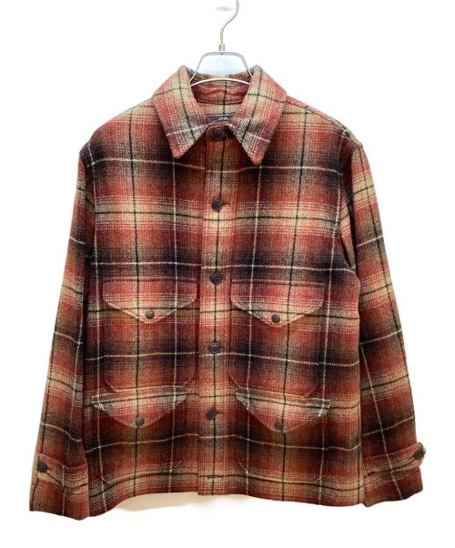RRL（ダブルアールエル）RRL (ダブルアールエル) ウールハンティングジャケット レッド サイズ:Sの古着・服飾アイテム