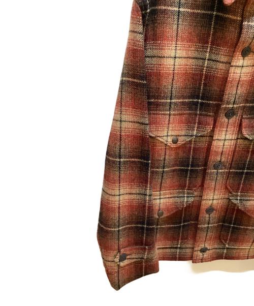 RRL（ダブルアールエル）RRL (ダブルアールエル) ウールハンティングジャケット レッド サイズ:Sの古着・服飾アイテム
