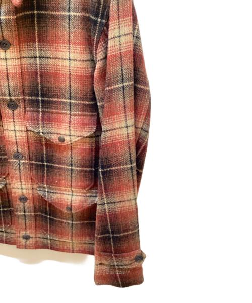 RRL（ダブルアールエル）RRL (ダブルアールエル) ウールハンティングジャケット レッド サイズ:Sの古着・服飾アイテム