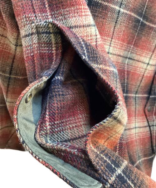 RRL（ダブルアールエル）RRL (ダブルアールエル) ウールハンティングジャケット レッド サイズ:Sの古着・服飾アイテム