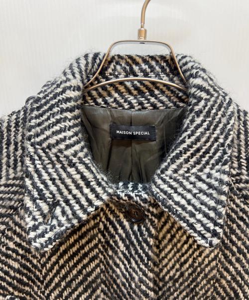MAISON SPECIAL（メゾンスペシャル）MAISON SPECIAL (メゾンスペシャル) ロングコート ブラック サイズ:Mの古着・服飾アイテム
