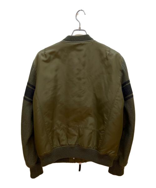 DIESEL（ディーゼル）DIESEL (ディーゼル) 切替ジャケット カーキ サイズ: Lの古着・服飾アイテム