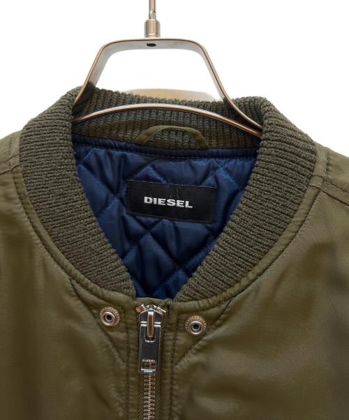 DIESEL（ディーゼル）DIESEL (ディーゼル) 切替ジャケット カーキ サイズ: Lの古着・服飾アイテム