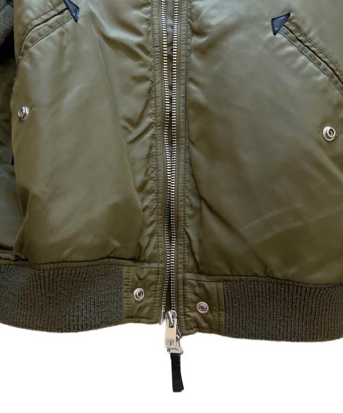 DIESEL（ディーゼル）DIESEL (ディーゼル) 切替ジャケット カーキ サイズ: Lの古着・服飾アイテム