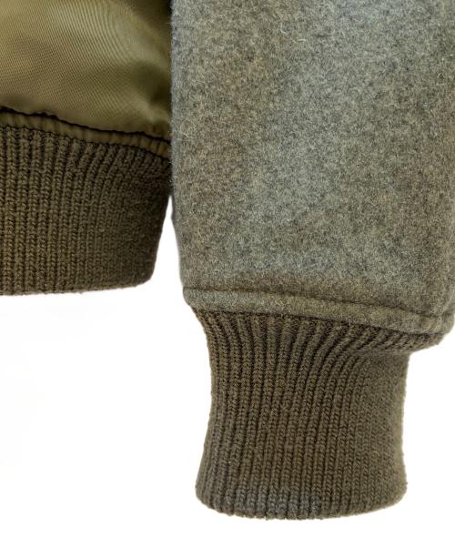 DIESEL（ディーゼル）DIESEL (ディーゼル) 切替ジャケット カーキ サイズ: Lの古着・服飾アイテム