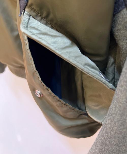 DIESEL（ディーゼル）DIESEL (ディーゼル) 切替ジャケット カーキ サイズ: Lの古着・服飾アイテム