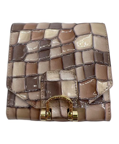 ATAO（アタオ）ATAO (アタオ) 2つ折り財布 ベージュの古着・服飾アイテム