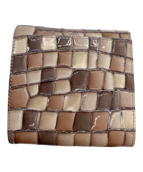 ATAO（アタオ）ATAO (アタオ) 2つ折り財布 ベージュの古着・服飾アイテム