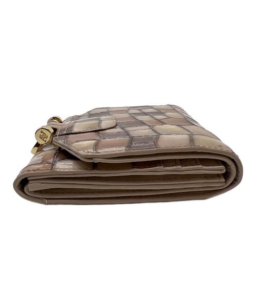 ATAO（アタオ）ATAO (アタオ) 2つ折り財布 ベージュの古着・服飾アイテム