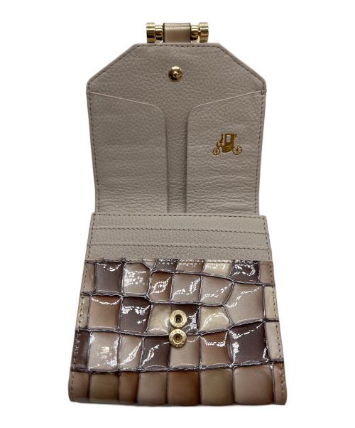 ATAO（アタオ）ATAO (アタオ) 2つ折り財布 ベージュの古着・服飾アイテム