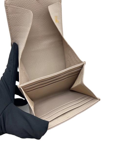 ATAO（アタオ）ATAO (アタオ) 2つ折り財布 ベージュの古着・服飾アイテム