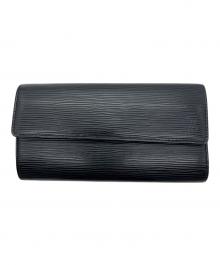 LOUIS VUITTON（ルイ ヴィトン）の古着「長財布」｜ブラック