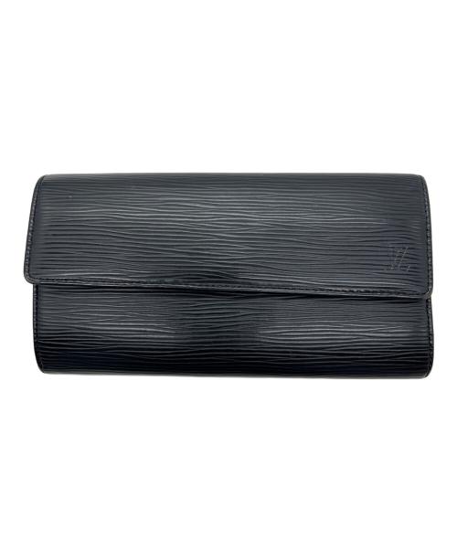 LOUIS VUITTON（ルイ ヴィトン）LOUIS VUITTON (ルイ ヴィトン) 長財布 ブラックの古着・服飾アイテム