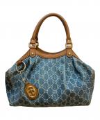GUCCIグッチ）の古着「ハンドバッグ」｜ブルー
