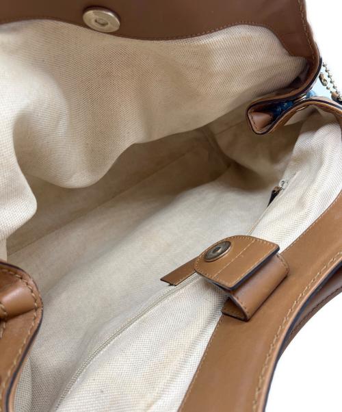 GUCCI（グッチ）GUCCI (グッチ) ハンドバッグ ブルーの古着・服飾アイテム