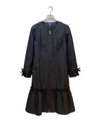 M'S GRACYエムズグレイシー）の古着「長袖ワンピース」｜ブラック
