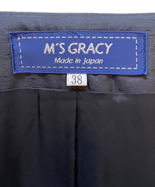 M'S GRACY（エムズグレイシー）M'S GRACY (エムズグレイシー) 長袖ワンピース ブラック サイズ:38の古着・服飾アイテム