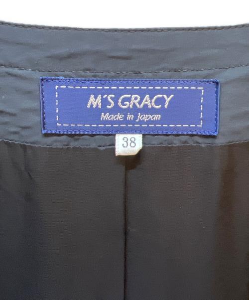 M'S GRACY（エムズグレイシー）M'S GRACY (エムズグレイシー) 長袖ワンピース ブラック サイズ:38の古着・服飾アイテム