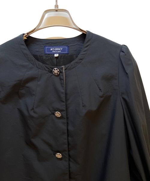 M'S GRACY（エムズグレイシー）M'S GRACY (エムズグレイシー) 長袖ワンピース ブラック サイズ:38の古着・服飾アイテム