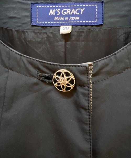 M'S GRACY（エムズグレイシー）M'S GRACY (エムズグレイシー) 長袖ワンピース ブラック サイズ:38の古着・服飾アイテム