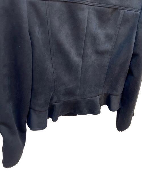 M'S GRACY（エムズグレイシー）M'S GRACY (エムズグレイシー) スウェードタッチジップジャケット ブラック サイズ:38の古着・服飾アイテム