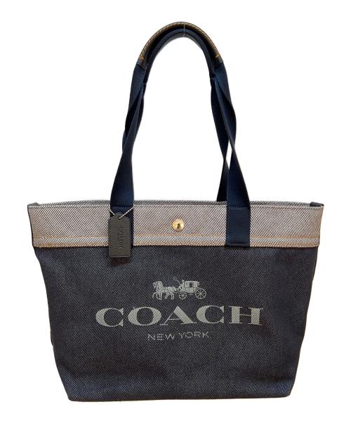 COACH（コーチ）COACH (コーチ) デニムトートバッグ インディゴの古着・服飾アイテム