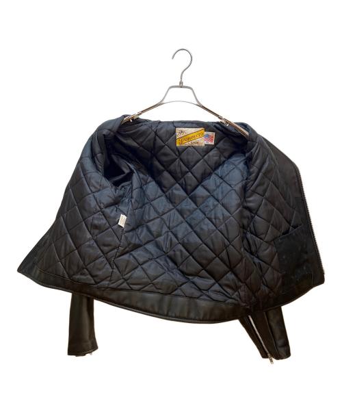 SCOTT（スコット）SCOTT (スコット) レザージャケット ブラック サイズ:UK40の古着・服飾アイテム