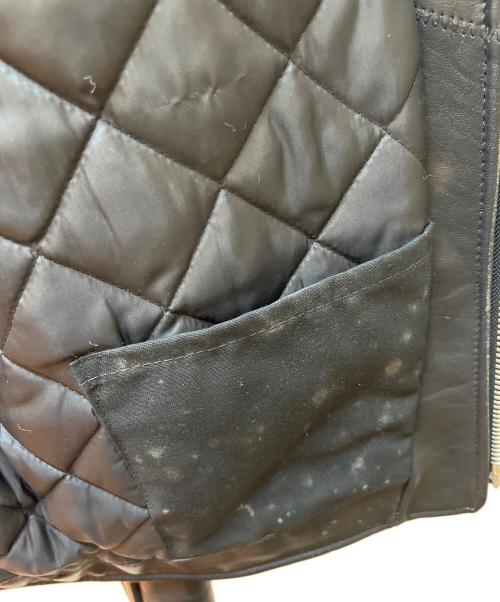 SCOTT（スコット）SCOTT (スコット) レザージャケット ブラック サイズ:UK40の古着・服飾アイテム