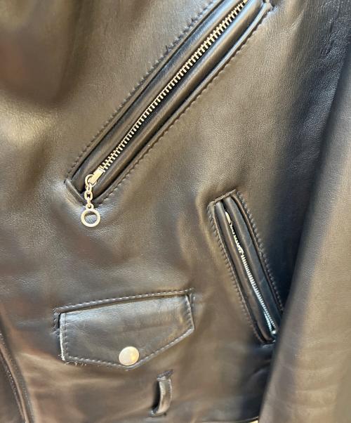 SCOTT（スコット）SCOTT (スコット) レザージャケット ブラック サイズ:UK40の古着・服飾アイテム