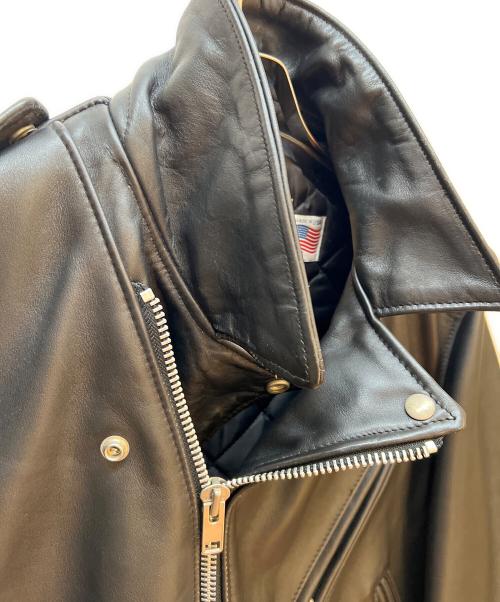 SCOTT（スコット）SCOTT (スコット) レザージャケット ブラック サイズ:UK40の古着・服飾アイテム