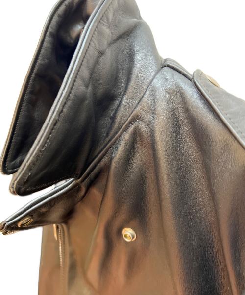 SCOTT（スコット）SCOTT (スコット) レザージャケット ブラック サイズ:UK40の古着・服飾アイテム