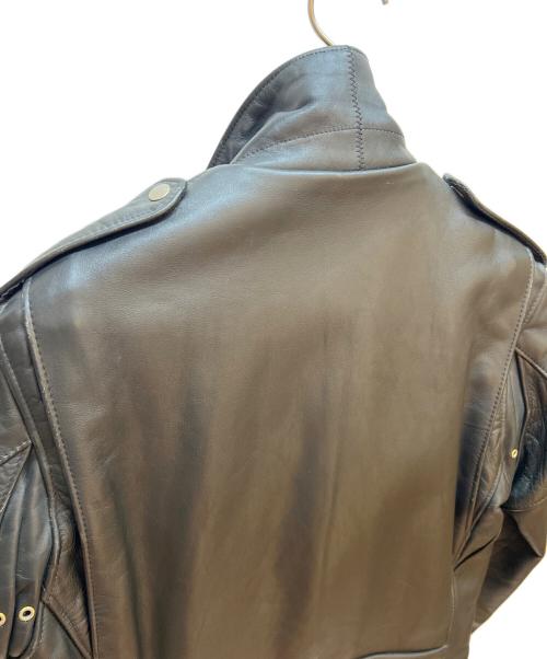 SCOTT（スコット）SCOTT (スコット) レザージャケット ブラック サイズ:UK40の古着・服飾アイテム