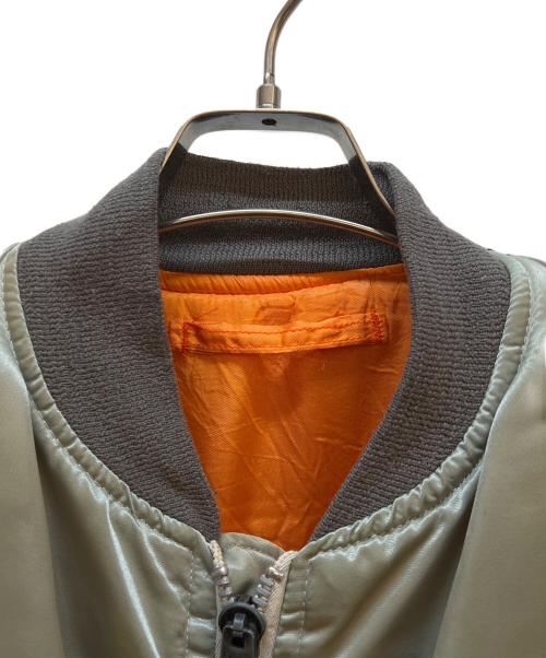 AVIREX（アヴィレックス）AVIREX (アヴィレックス) MA-1ジャケット カーキ×オレンジ サイズ:Lの古着・服飾アイテム