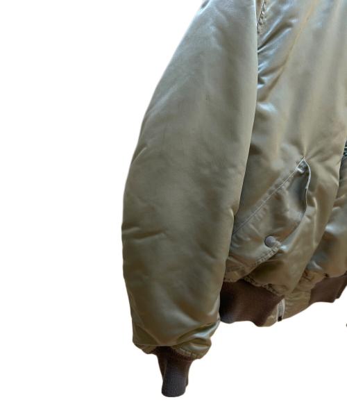 AVIREX（アヴィレックス）AVIREX (アヴィレックス) MA-1ジャケット カーキ×オレンジ サイズ:Lの古着・服飾アイテム